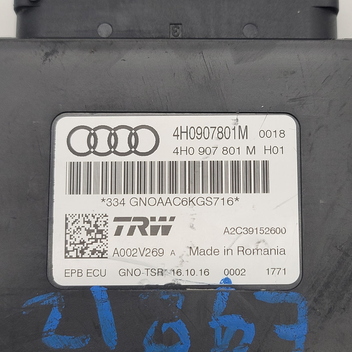 2012- 2018 AUDI A6 A7 S6 S7 RS7 Electronic Parking Brake Control Module OEM