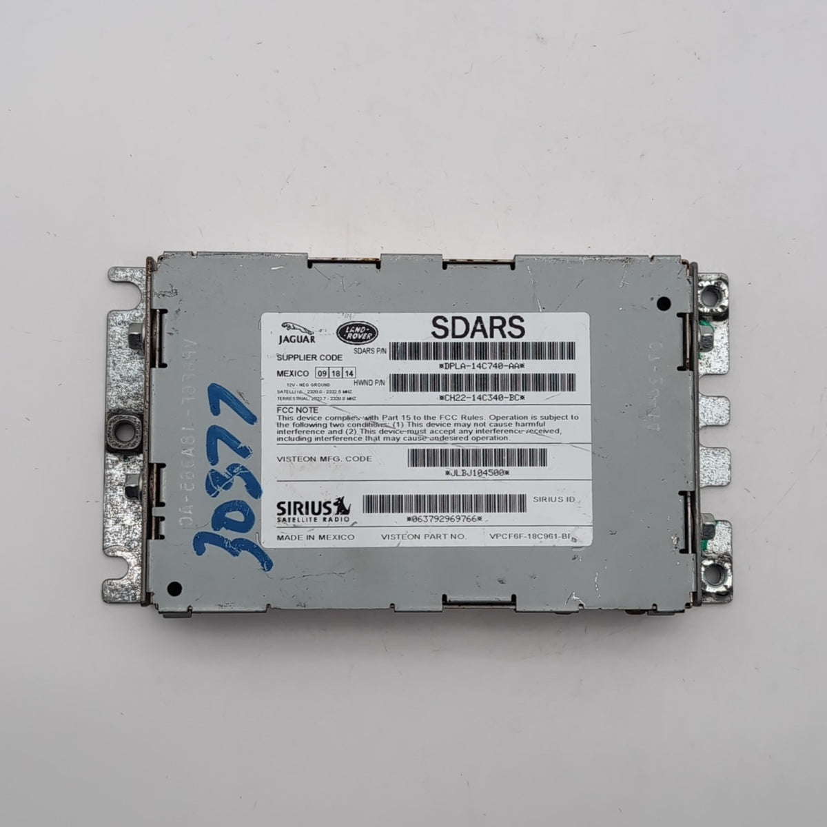 2013 2014 2015 Land Rover Jaguar XJ Satellite Receiver Radio Module DPLA14C740AA