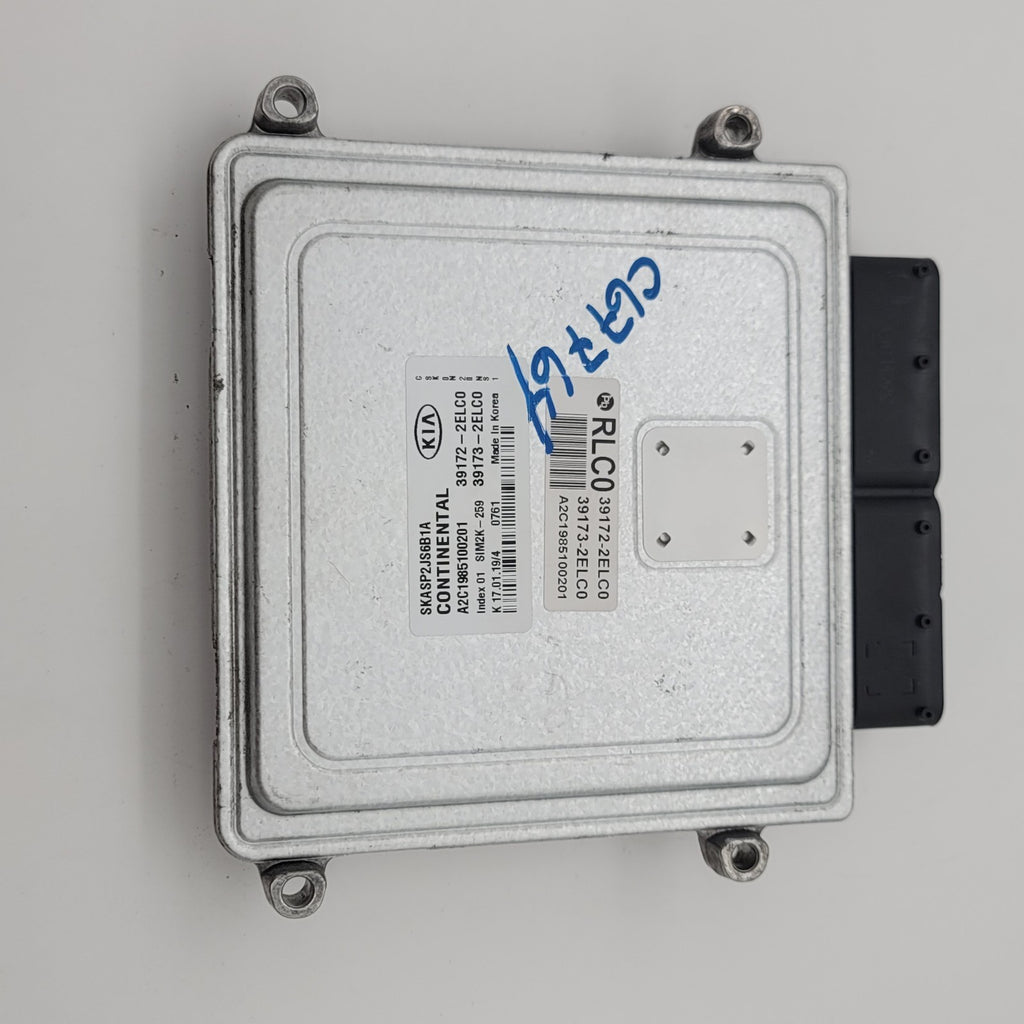 2020 2021 Kia Soul Engine Computer Control Module ECU 39172-2ELC0