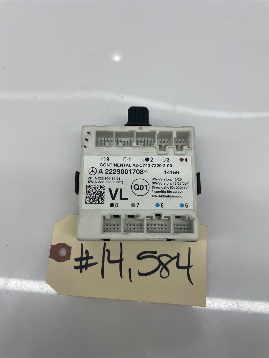 2015- 2018 Mercedes W205 C300 C350e Front Left Side Door Control Module Unit