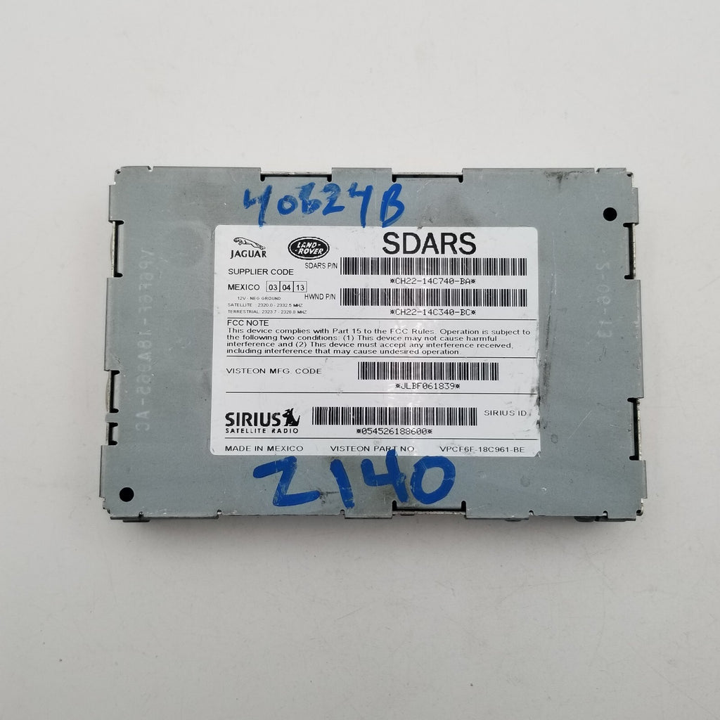 2013 2014 2015 Jaguar XJ Siris Satellite Radio Receiver Module OEM CH2214C740BA