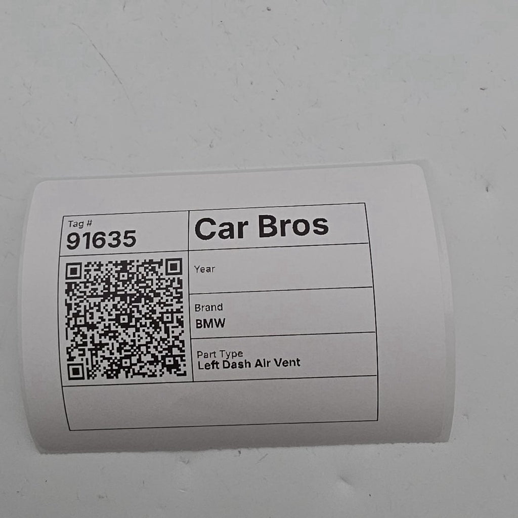 2023 2024 2025 2026 BMW X7 X5 Left Dash AC Heater Air Vent Fineline SW Metal