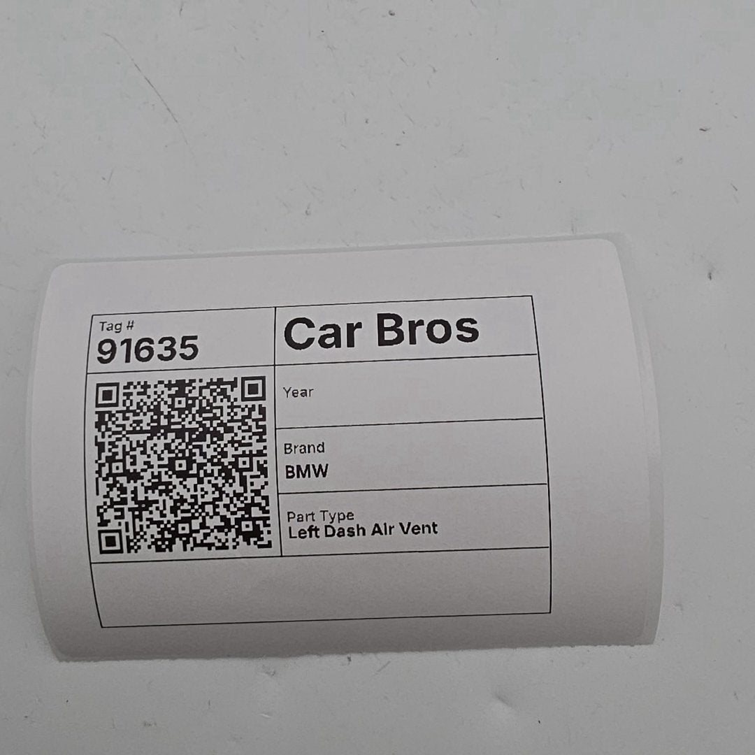 2023 2024 2025 2026 BMW X7 X5 Left Dash AC Heater Air Vent Fineline SW Metal