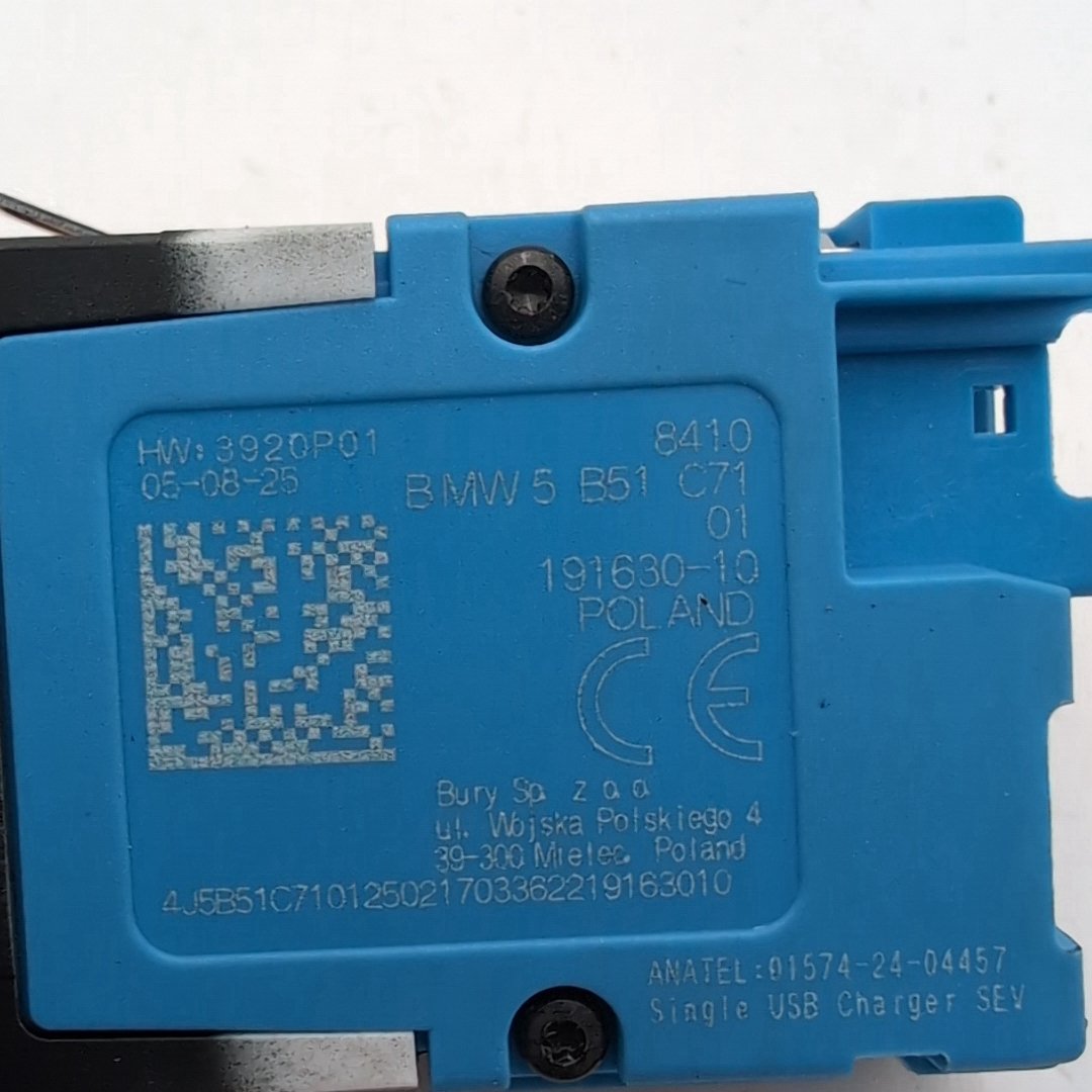 2024 2025 2026 BMW XM X5 X6 X7 Single Usb Port Charging Socket 5B51C71