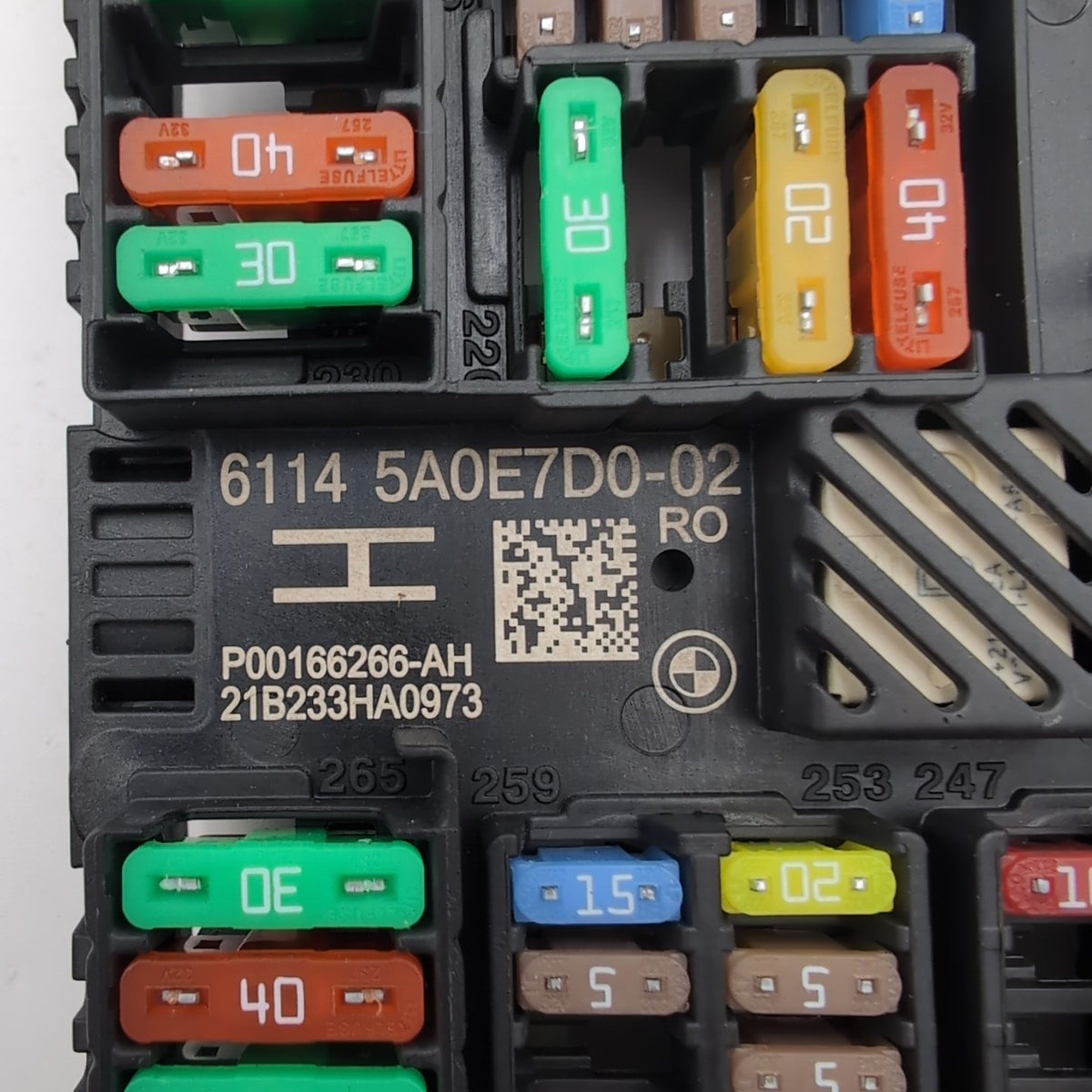 2021 - 2025 BMW M3 M4 G80 G82 G83 Rear Power Distribution Fuse Box 5A0E7D0