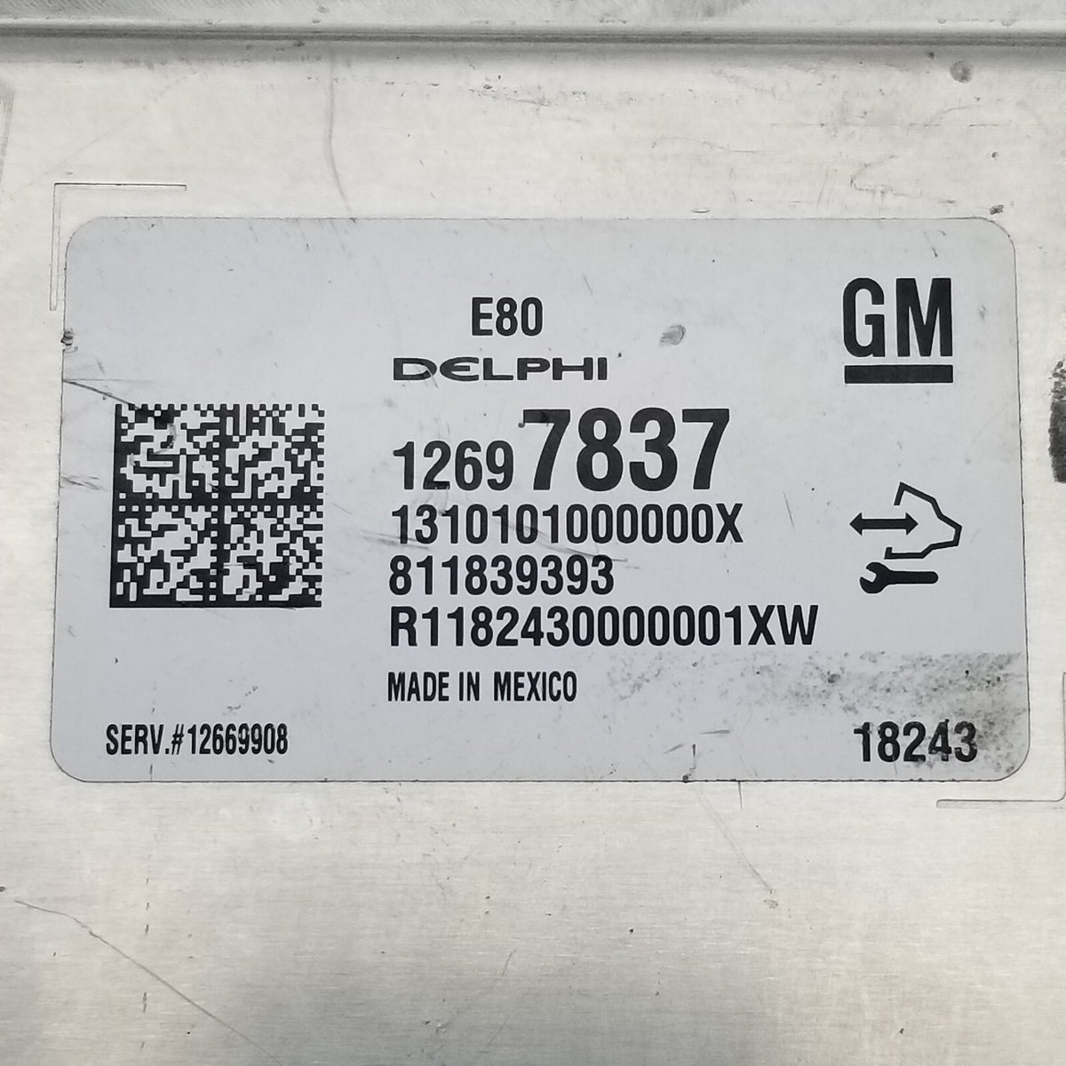 2018 2019 Chevy Equinox 1.5L Engine Computer Control Module ECM OEM 12697837