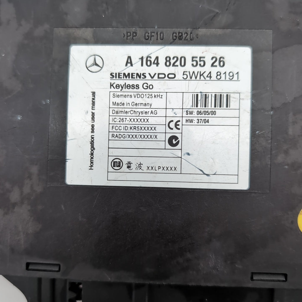 2006 2007 Mercedes X164 GL450 ML500 Chassis Multiplex Keyless Go Control Module