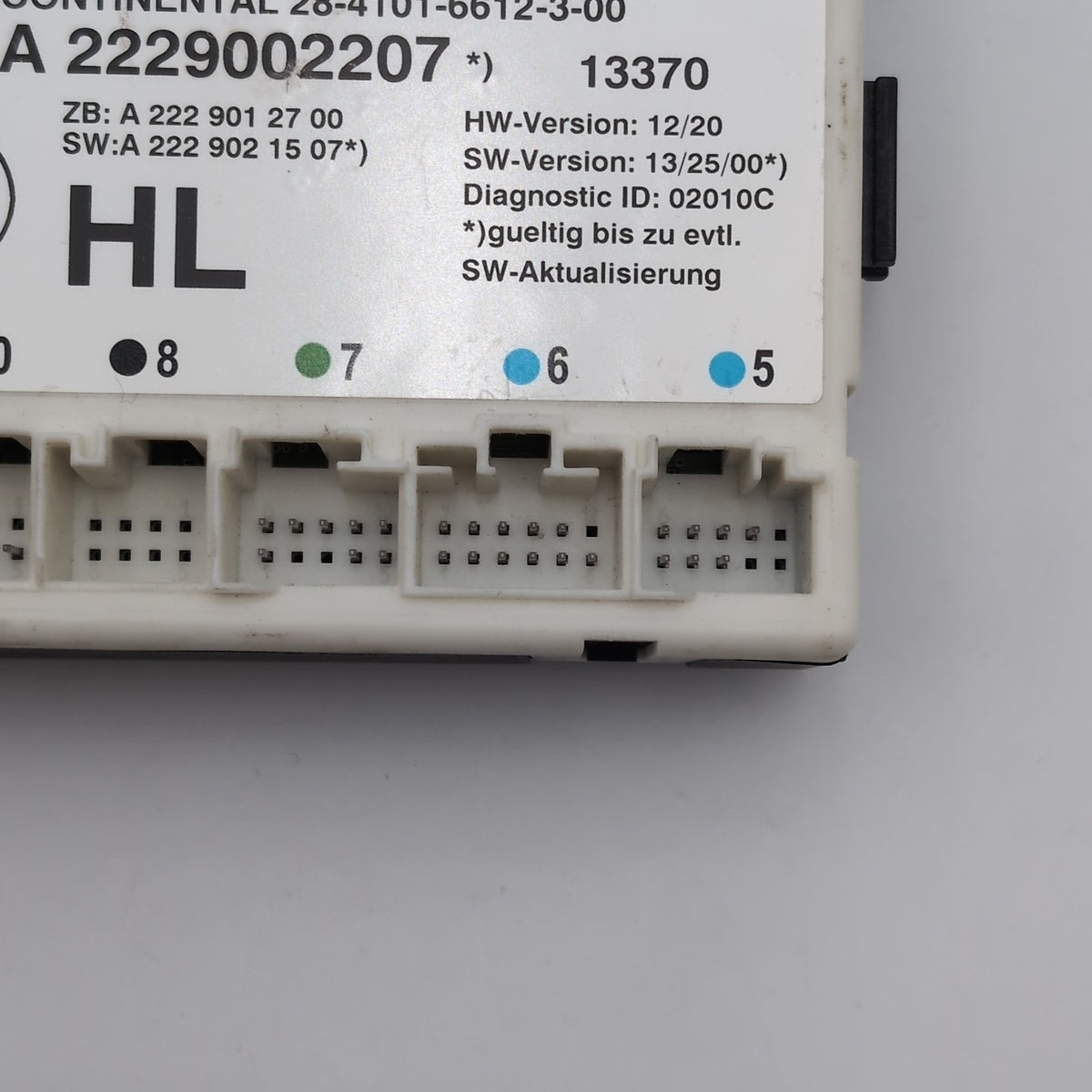 2014 Mercedes W222 S550 Rear Left Door Control Module OEM A2229002207