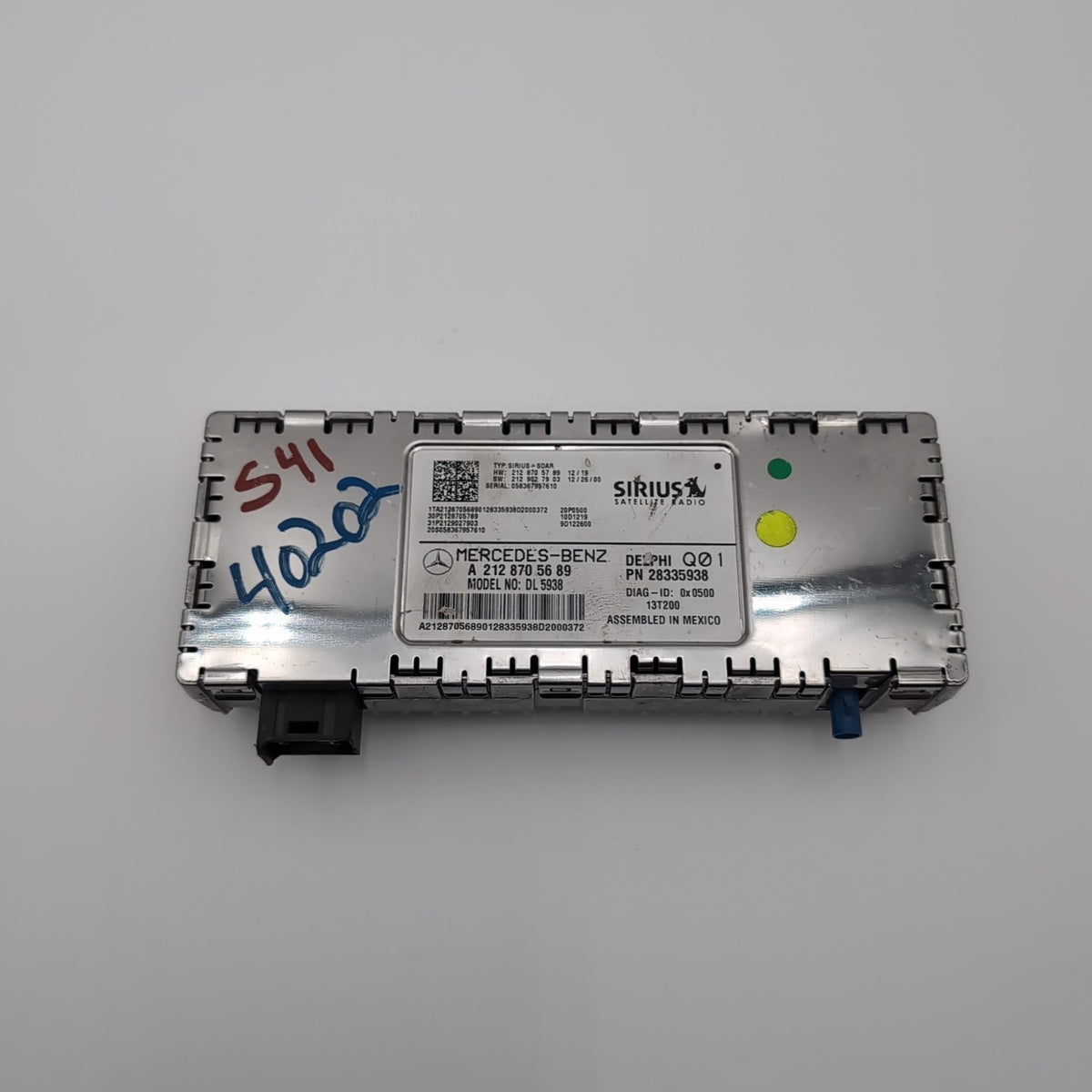 2013- 2016 MERCEDES GL450 X166 SATELLITE RADIO CONTROL MODULE OEM A2128705689
