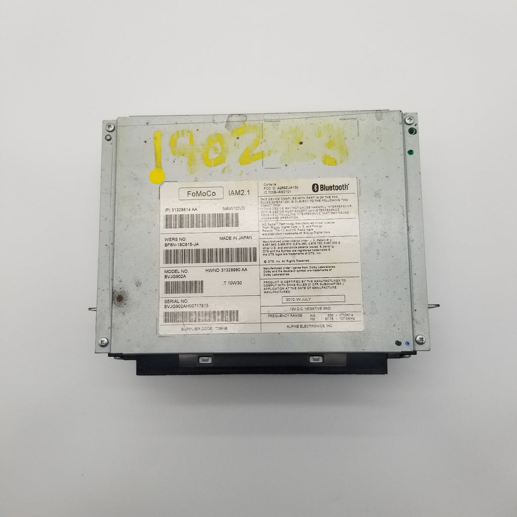 2011-12 Jaguar XJ AM FM Radio Receiver Single Disc CD MP3 Player BF6N-18C815-JA