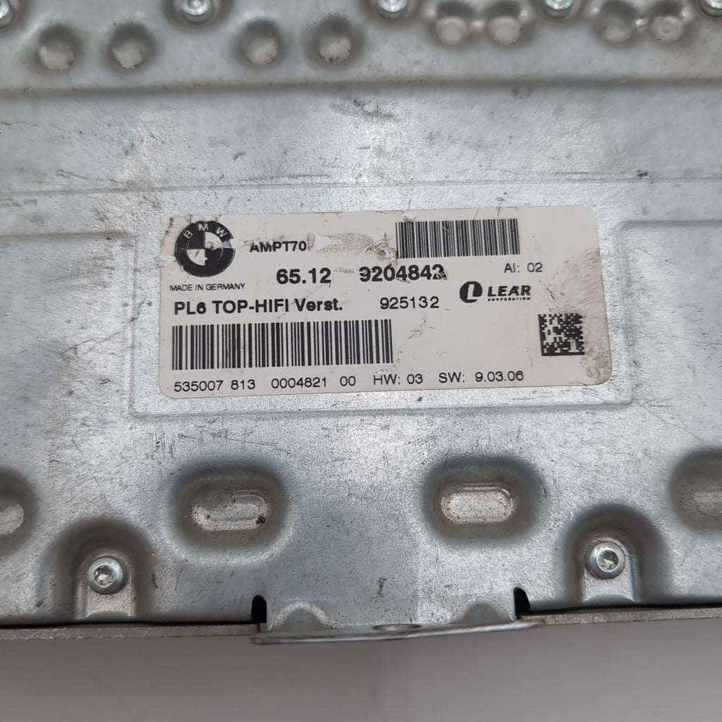 2009 - 2015 BMW 750i X5 X6 Z4 HIFI PL6 Audio Radio Amplifier Amp OEM 9204842