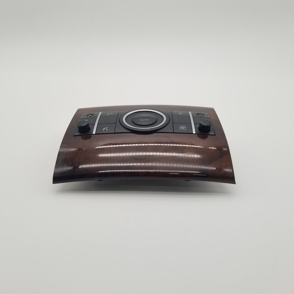 06-08 Mercedes R350 R320 R500 Wood Grain Rear Climate Control A1648206889