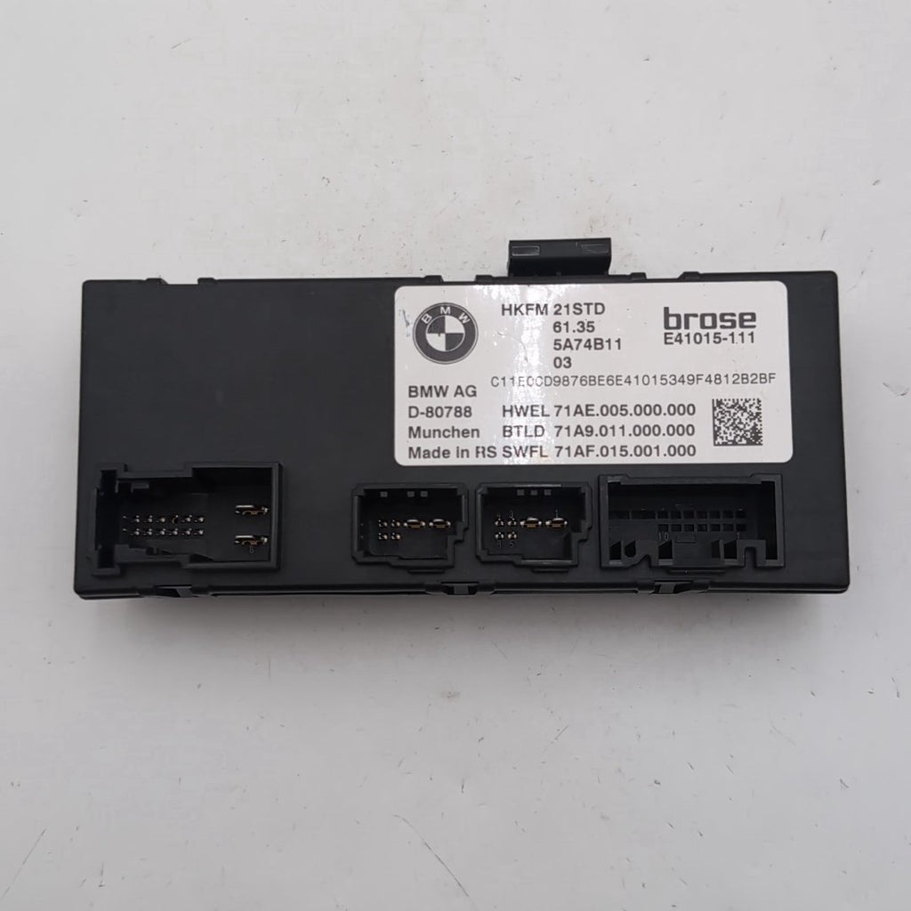2023 2024 2025 BMW G60 XM X1 X2 X3 Trunk Lid Liftgate Control Module 5A74B11
