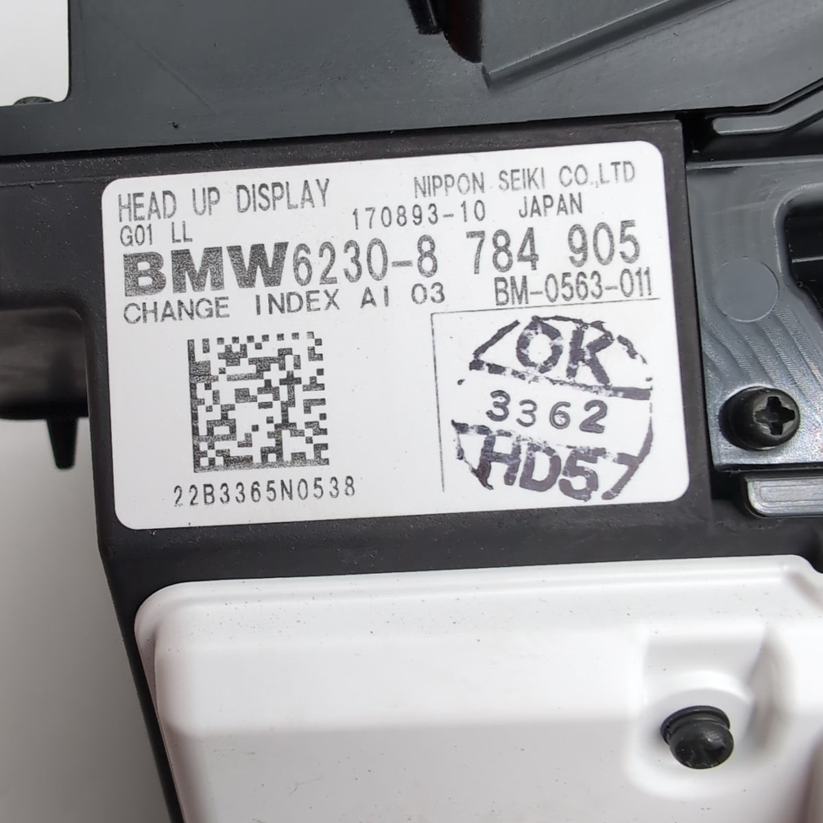 2019 - 2025 BMW X4 G02 HUD Head Up Display Unit 8784909