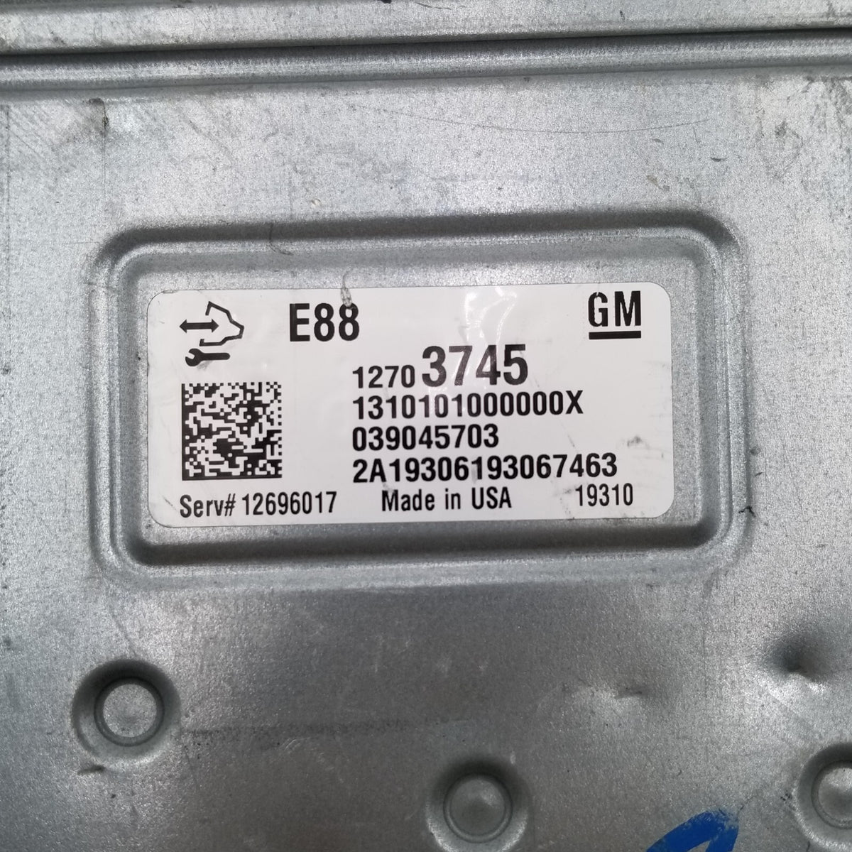 2020 CHEVROLET MALIBU Computer Brain Engine Control ECU ECM EBX 12703745