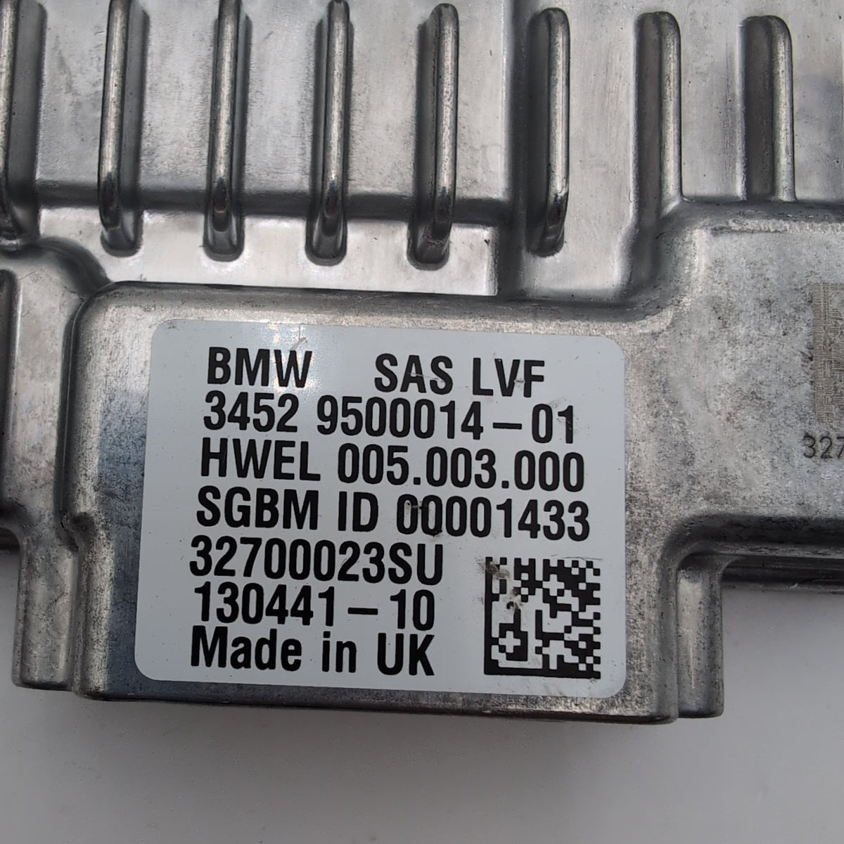 2017 2018 2019 2020 2021 BMW i3 i3s I01 SAS Hybrid Control Module 9500014