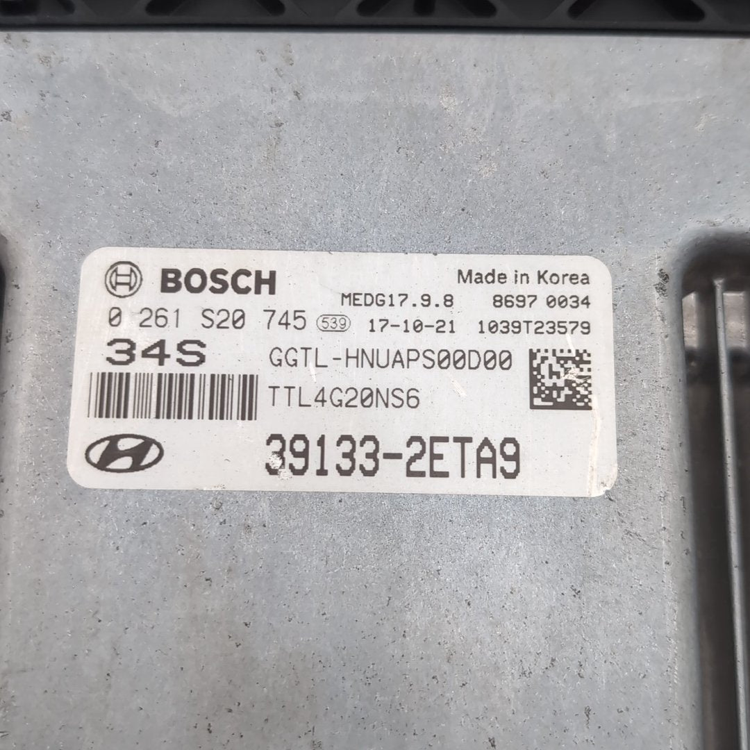 2016 2017 2018 Hyundai Tucson 2.0 Engine Computer Control Module ECU 39133-2ETA9
