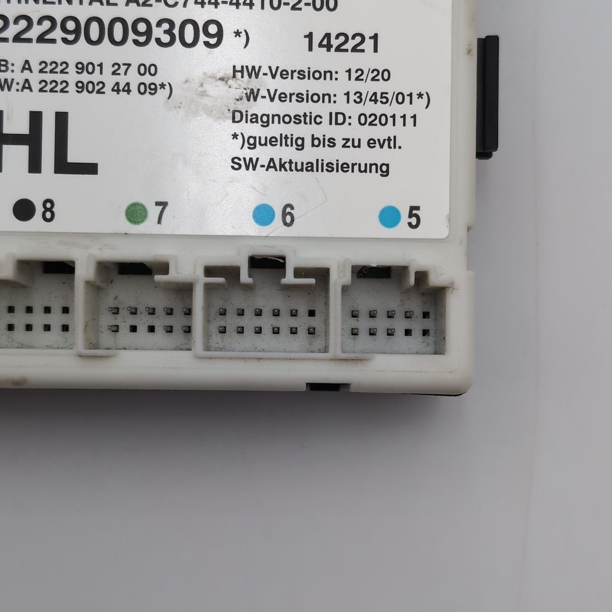 2015 Mercedes W222 S65 AMG S550 Sedan Rear Left Side Door Control Module OEM