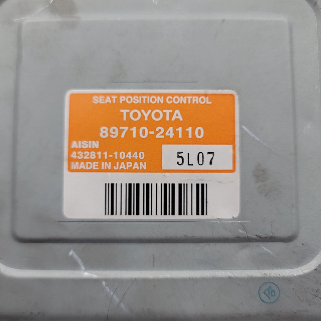 2004 2005 2006 Lexus SC430 Left Seat Position Control Module 89710-24110