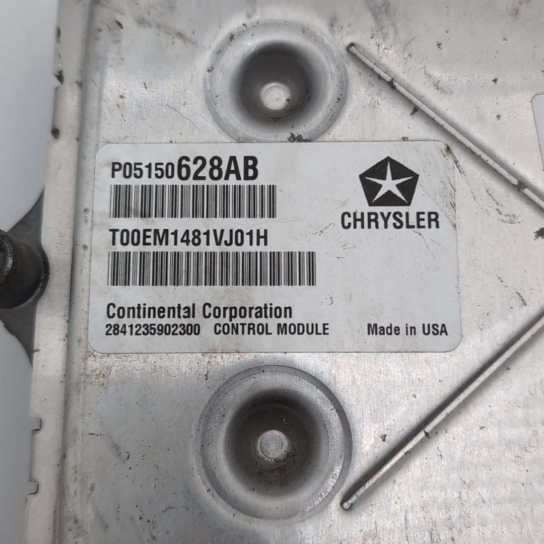 2011 Chrysler 200 3.6L Engine Computer Control Module ECU 05150628AB