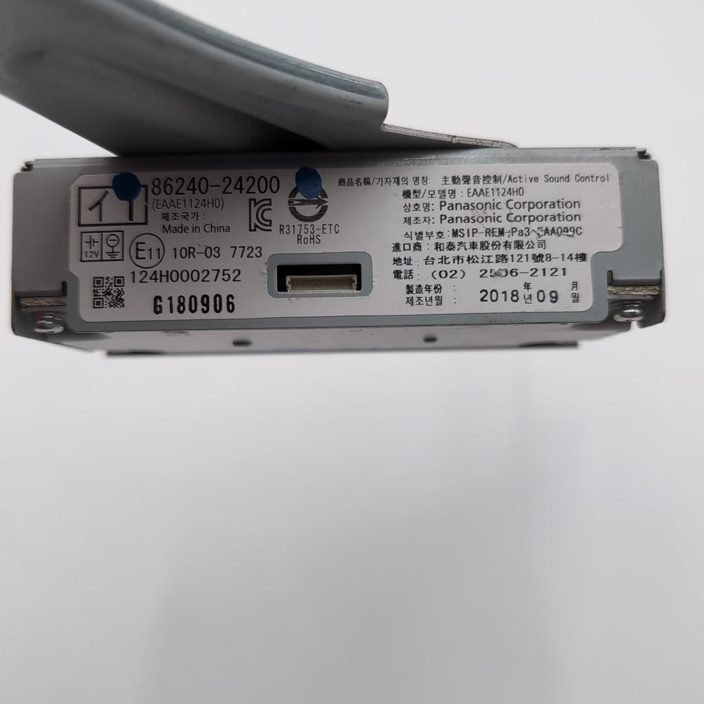 2017 - 2021 LEXUS RC300 RADIO EQUALIZER ACTIVE SOUND CONTROL MODULE 86240-24200
