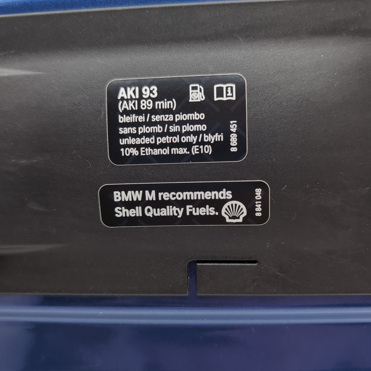 2023 2024 BMW X1 U11 M35i FUEL TANK DOOR LID & FILLER POCKET W/ GAS CAP