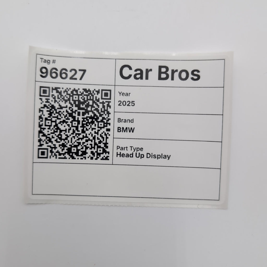 2024 2025 BMW X2 U10 HUD Head Up Display Projector Unit 5A8F563