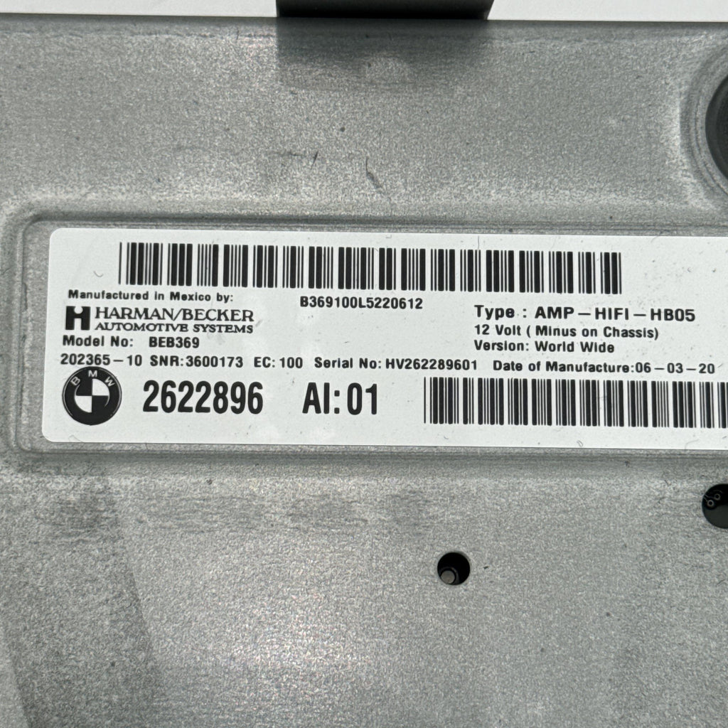 2019 2020 2021 BMW 330i M340i G20 Radio Audio Amplifier Amp 2622896