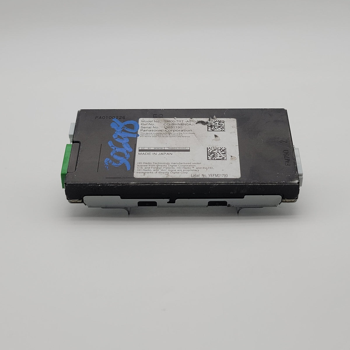 2017 2019 2019 HONDA CLARITY SATELLITE TUNER CONTROL MODULE OEM 39800TRTA010