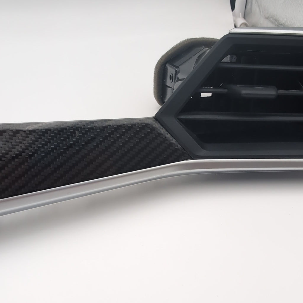 2022- 2025 BMW M2 G87 i4 G26 M3 G80 Center Dash Air Vent Carbon Trim 9503704