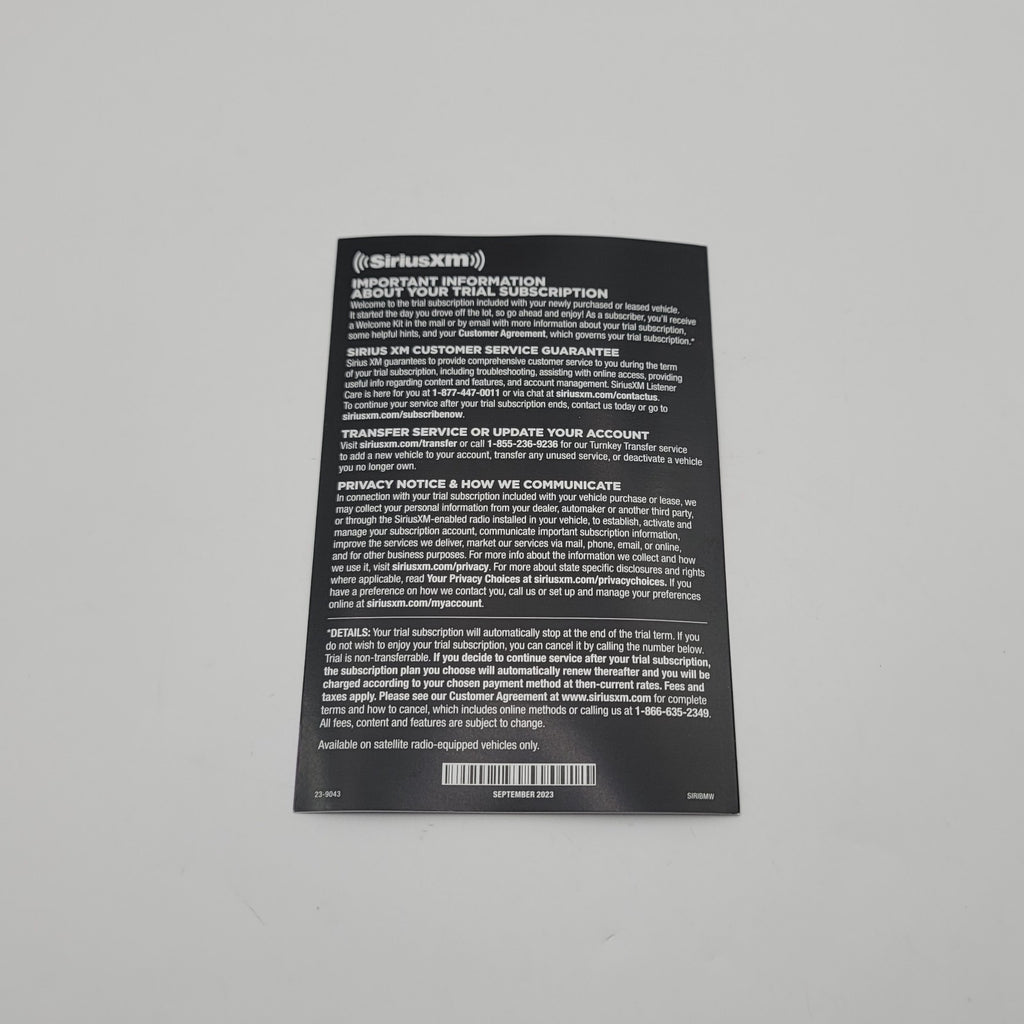 2024 BMW 3 Series Sedan 330i Owners Manual Set Kit with Case OEM 5A8A749