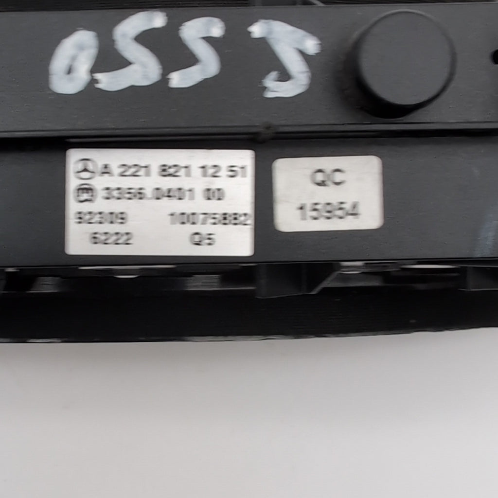 2007- 2012 Mercedes W221 S550 Center Console ESP Multi Switch Panel A2218211251