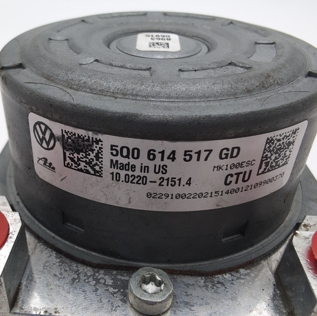 2021 2022 Volkswagen Jetta 1.4L ABS Anti Lock Brake Pump 5Q0614517GD