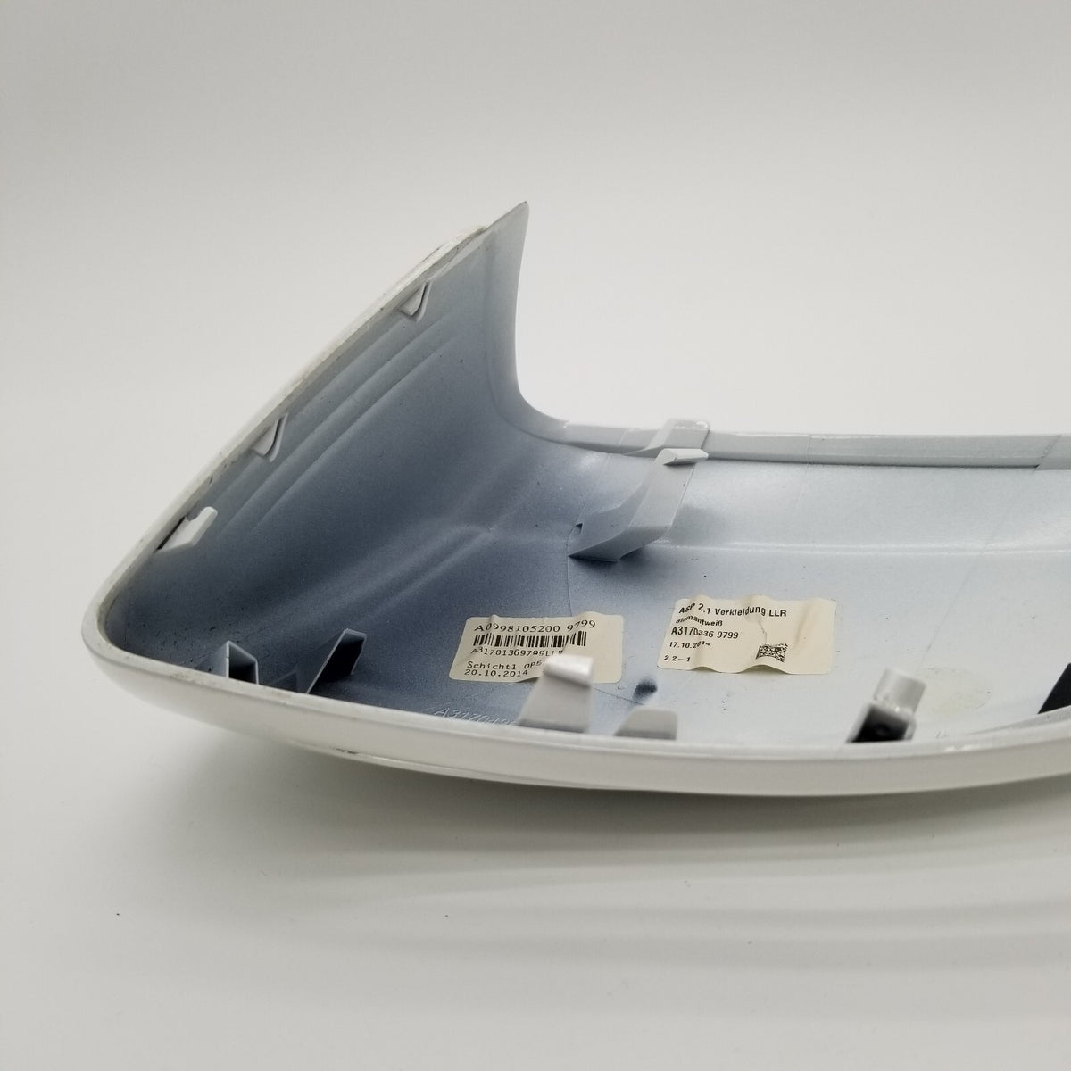For Mercedes-Benz S550 W205 W222 W213 Passenger Side Mirror Cover White