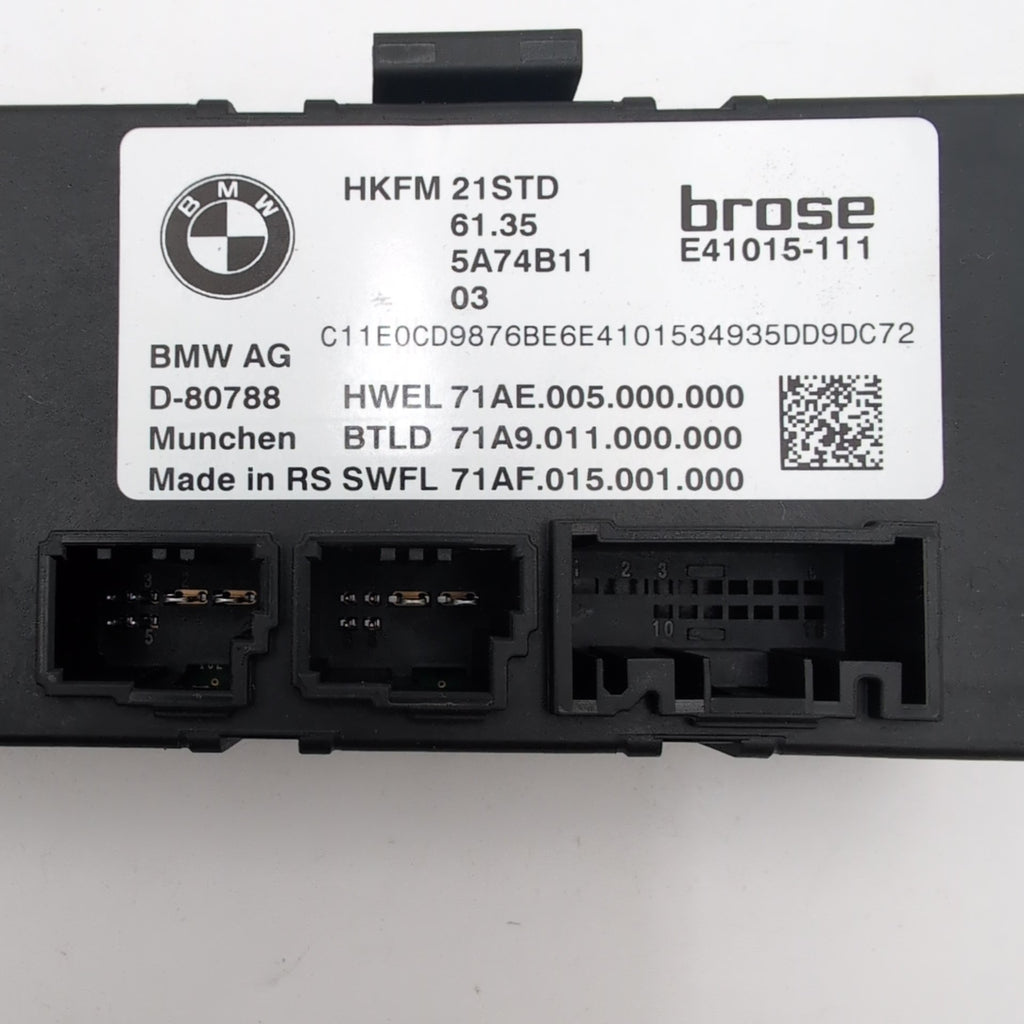 2023 2024 2025 BMW G60 XM X1 X2 X3 Trunk Lid Liftgate Control Module 5A74B11