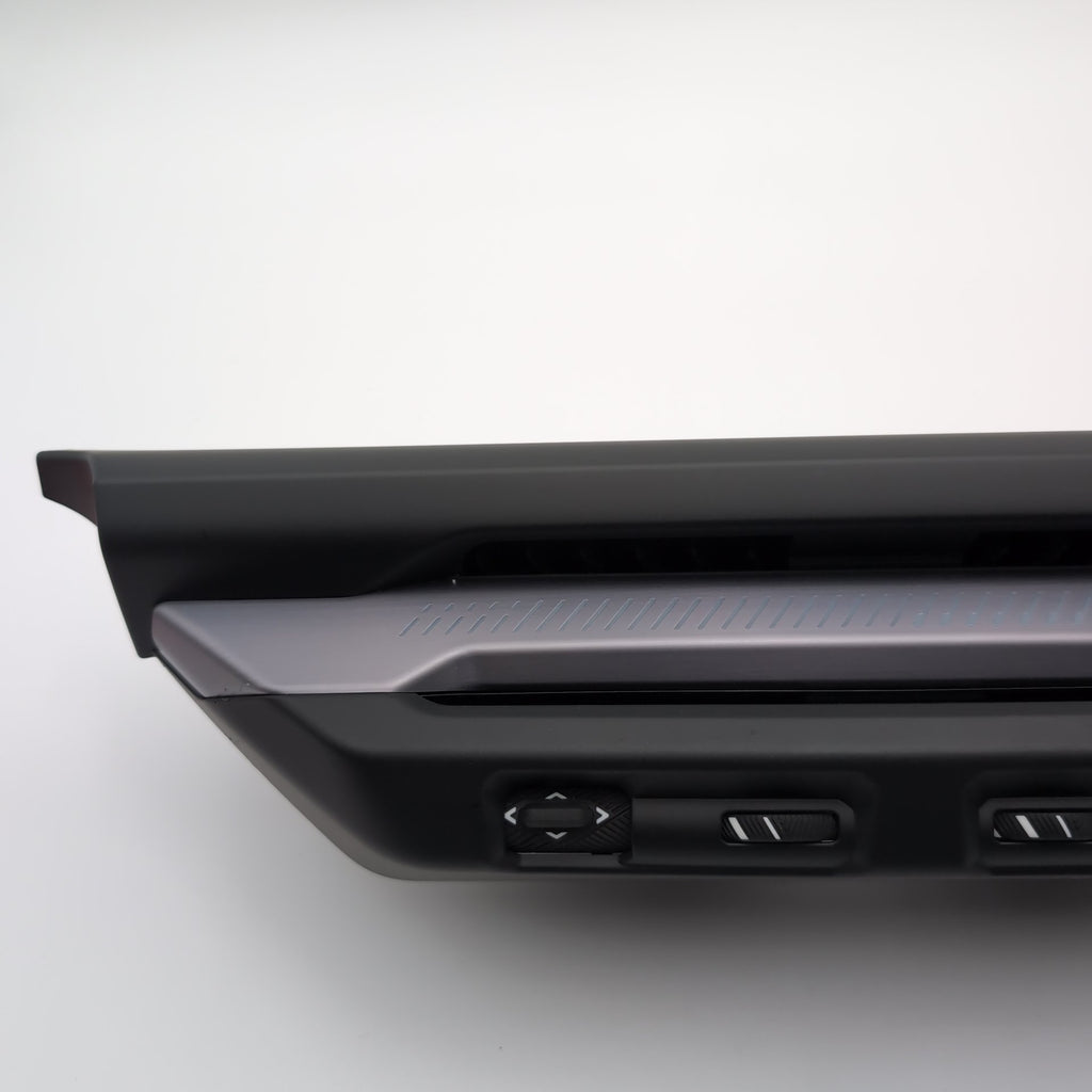2025 2026 BMW 228i F74 Center Dash Air Vent Trim Panel Aluminum Graphite 9635204