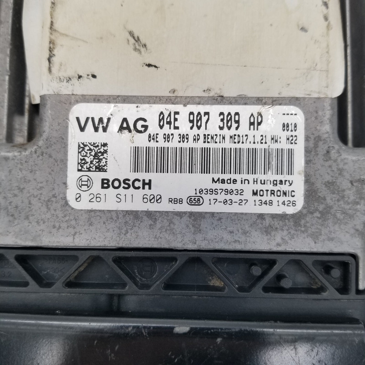 2013 2014 2015 2016 VOLKSWAGEN JETTA 1.4 ENGINE CONTROL MODULE 04E907309AP
