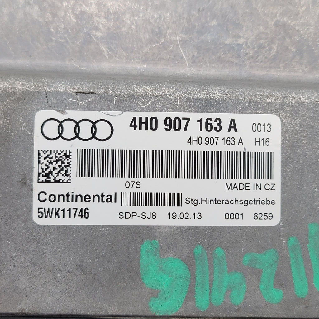 2011 - 2016 AUDI A6 A8 S6 S7 S8 REAR DIFFERENTIAL CONTROL MODULE 4H0907163A
