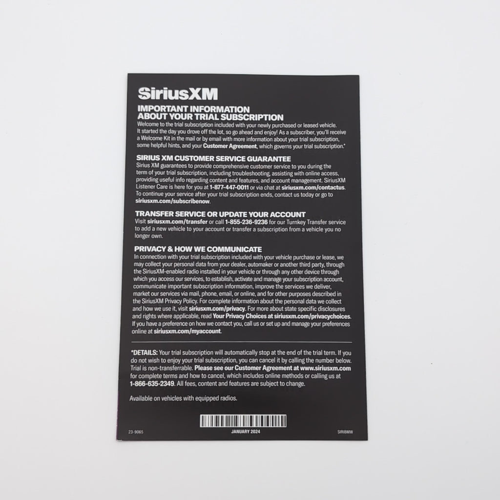 2024 BMW X1 Owner's Manual Handbook Set Kit with Case OEM 5A9C651