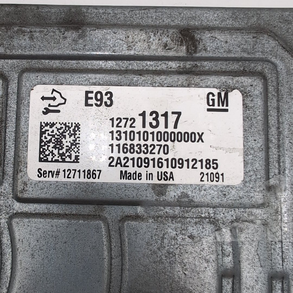 2019 - 2021 Chevrolet Silverado 1500 Engine Computer Control Module E93 12721317