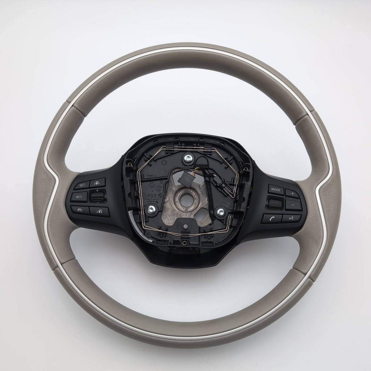 2014 - 2021 BMW i3 i3s I01 Steering Wheel Leather Lodge Design Gray 6870165