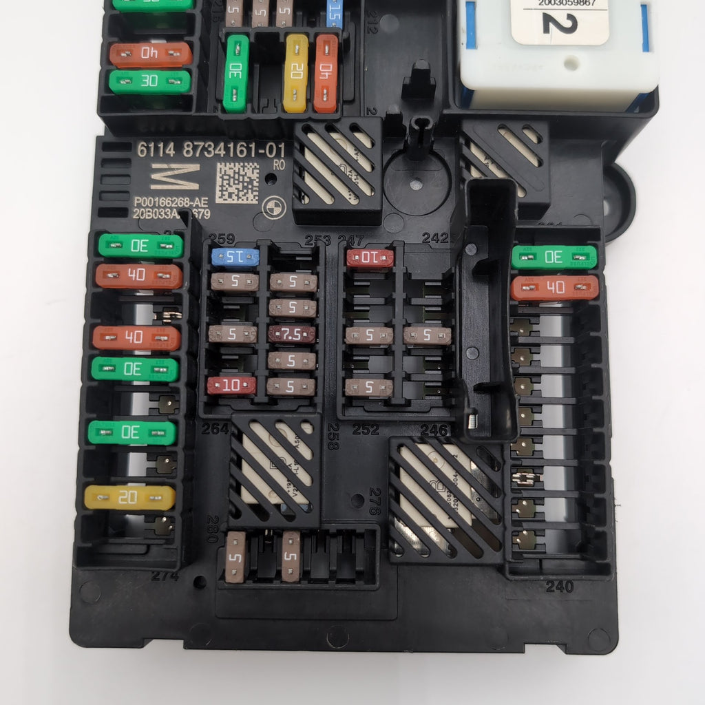2019 - 2023 BMW 330i G20 Rear Power Distribution Fuse Box 8734161