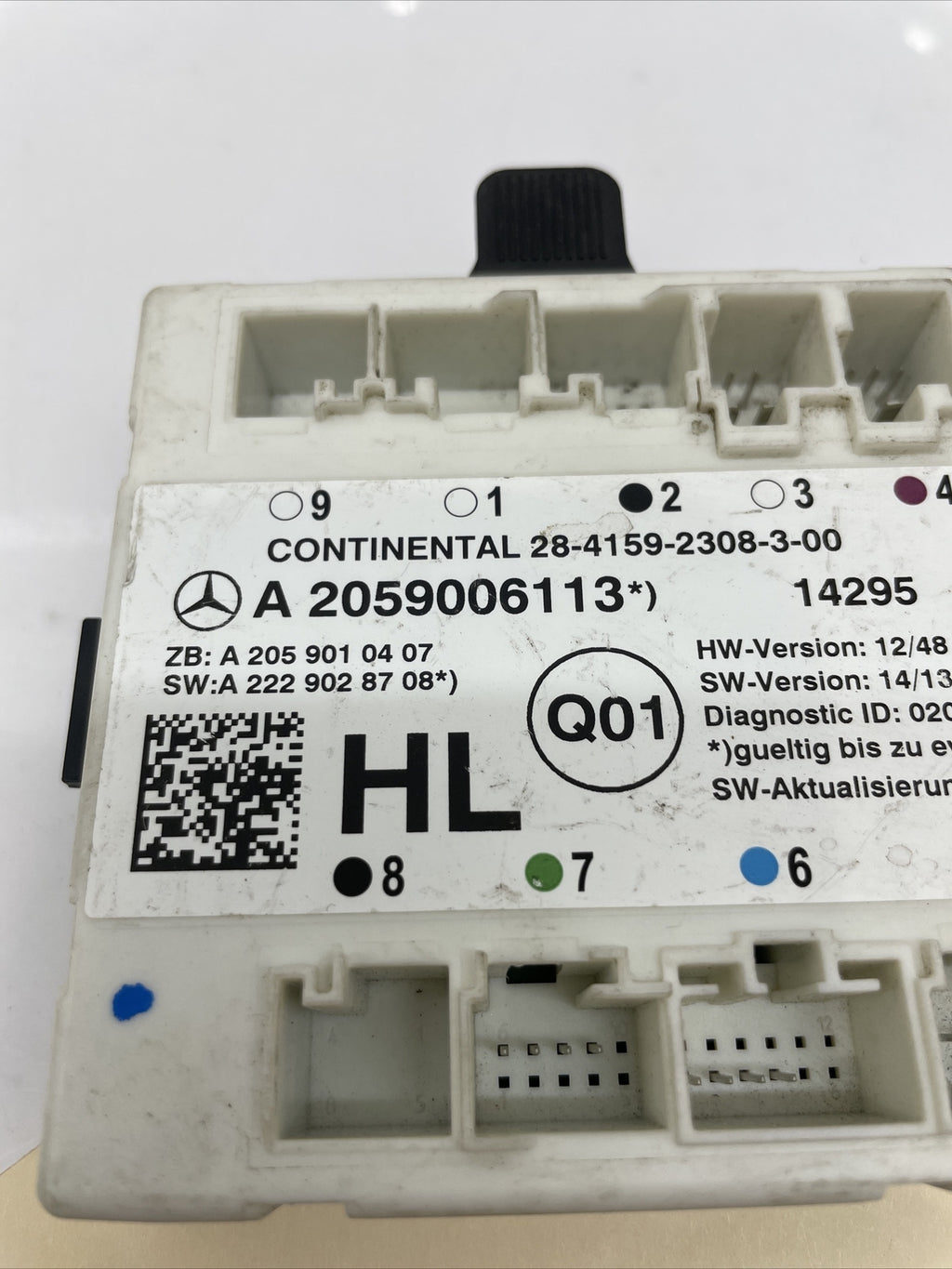 2015 Mercedes C300 W205 Rear Left Door Control Module A2059006113 Oem