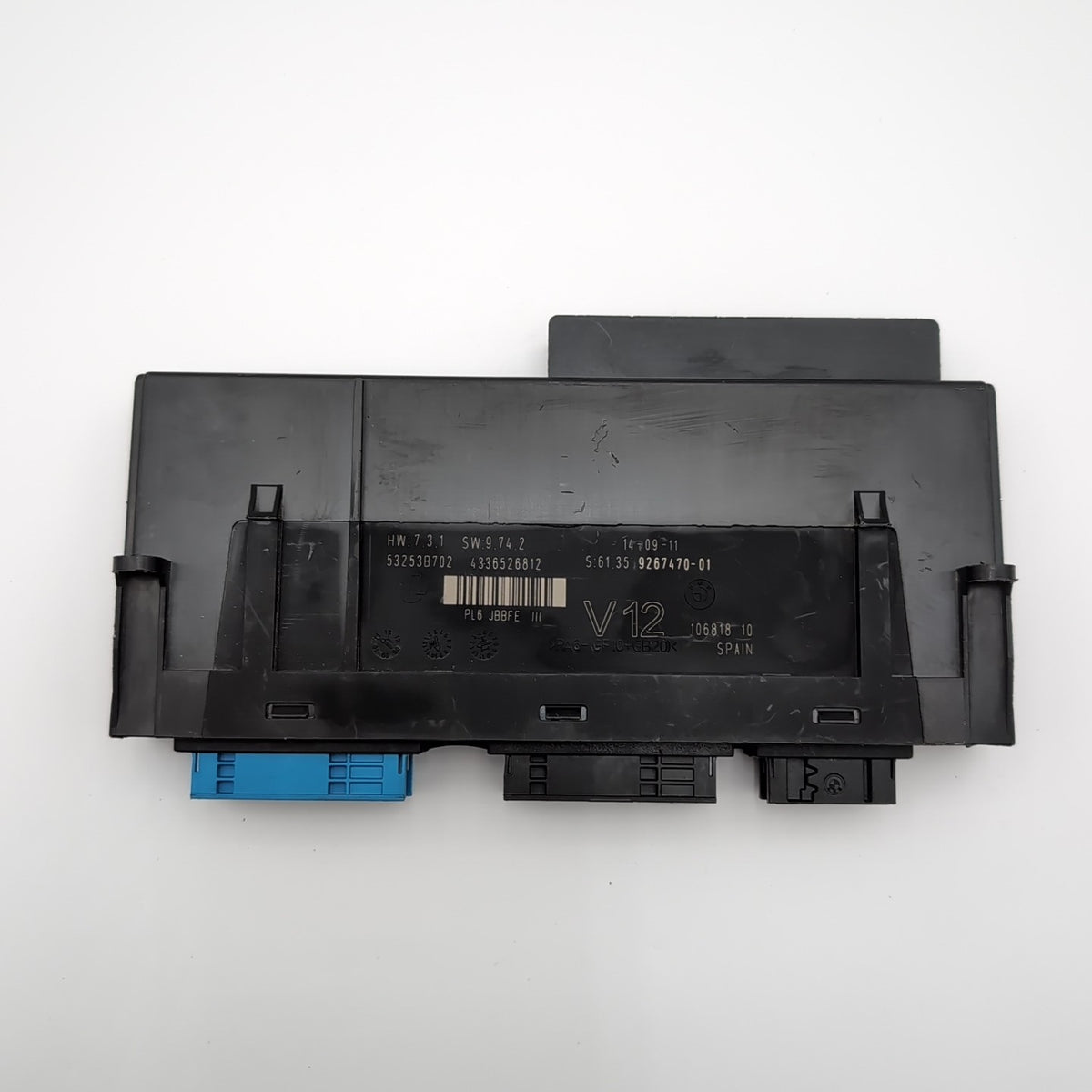2012- 2018 BMW F12 F13 BODY CONTROL MODULE UNIT BCM BCU 9267470