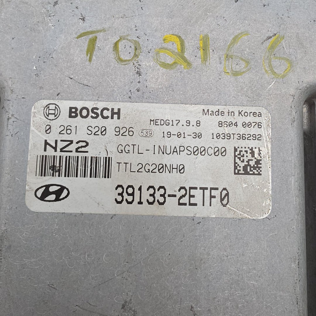 2019 2020 2021 Hyundai Tucson 2.0 Engine Computer Control Module ECU 39133-2ETF0