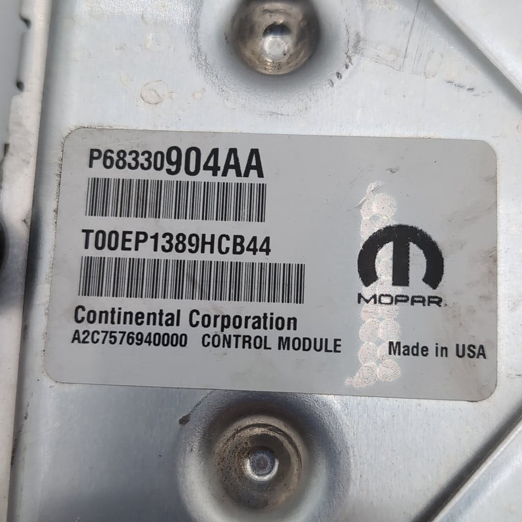 2018 2019 Chrysler 300 3.6L Engine Computer Control Module ECU 68330904AA