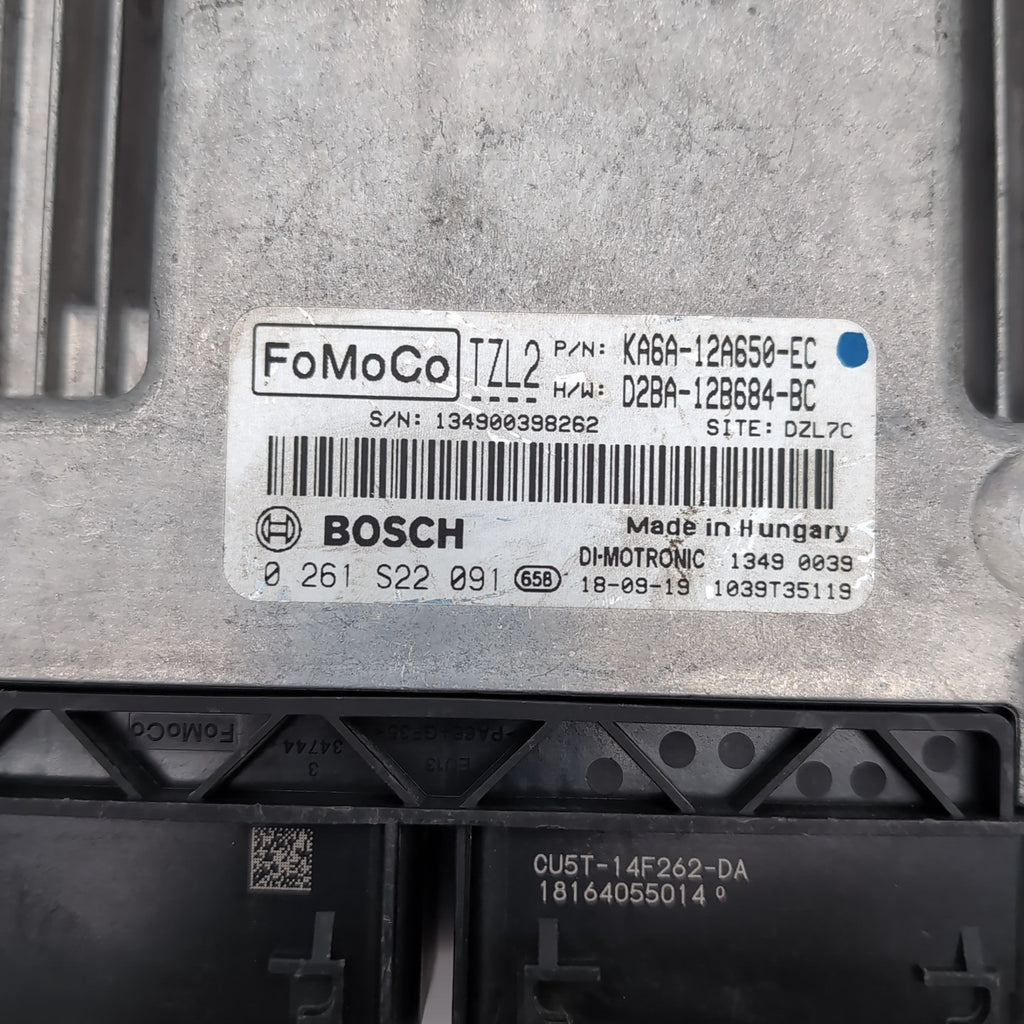2019 Ford Fiesta Engine Computer Control Module ECU ECM OEM KA6A-12A650-EC