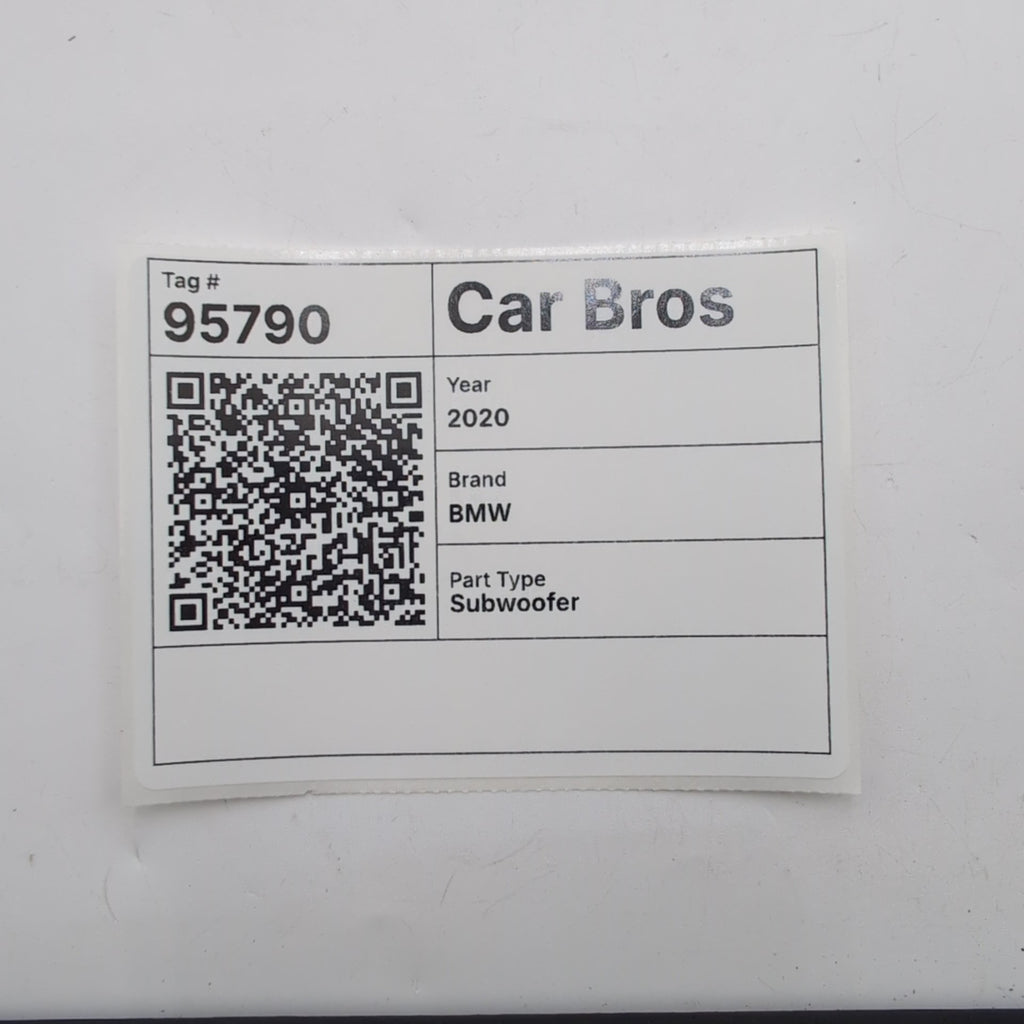 2019 - 2026 BMW 330i M340i 330ix G20 Right Under Seat Subwoofer Speaker 2622810
