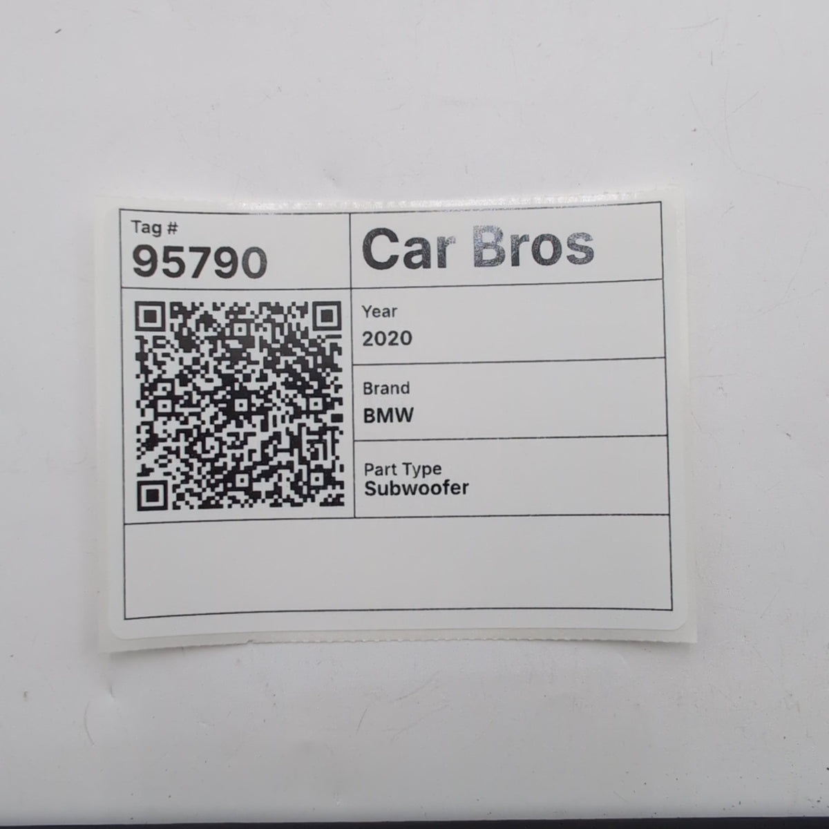 2019 - 2026 BMW 330i M340i 330ix G20 Right Under Seat Subwoofer Speaker 2622810