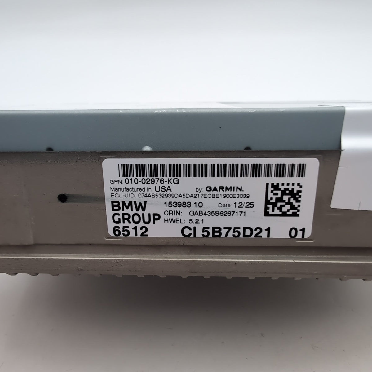 2025 2026 BMW X5 X6 XM Garmin MGU22 High 5 Radio Stereo Head Unit 5B75D21